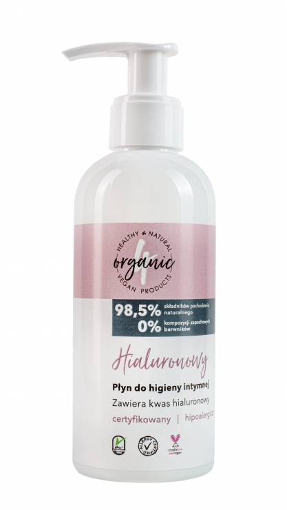 4 Organic, hialuronowy płyn do mycia higieny intymnej